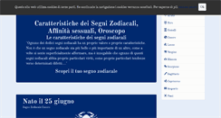 Desktop Screenshot of isegnizodiacali.com